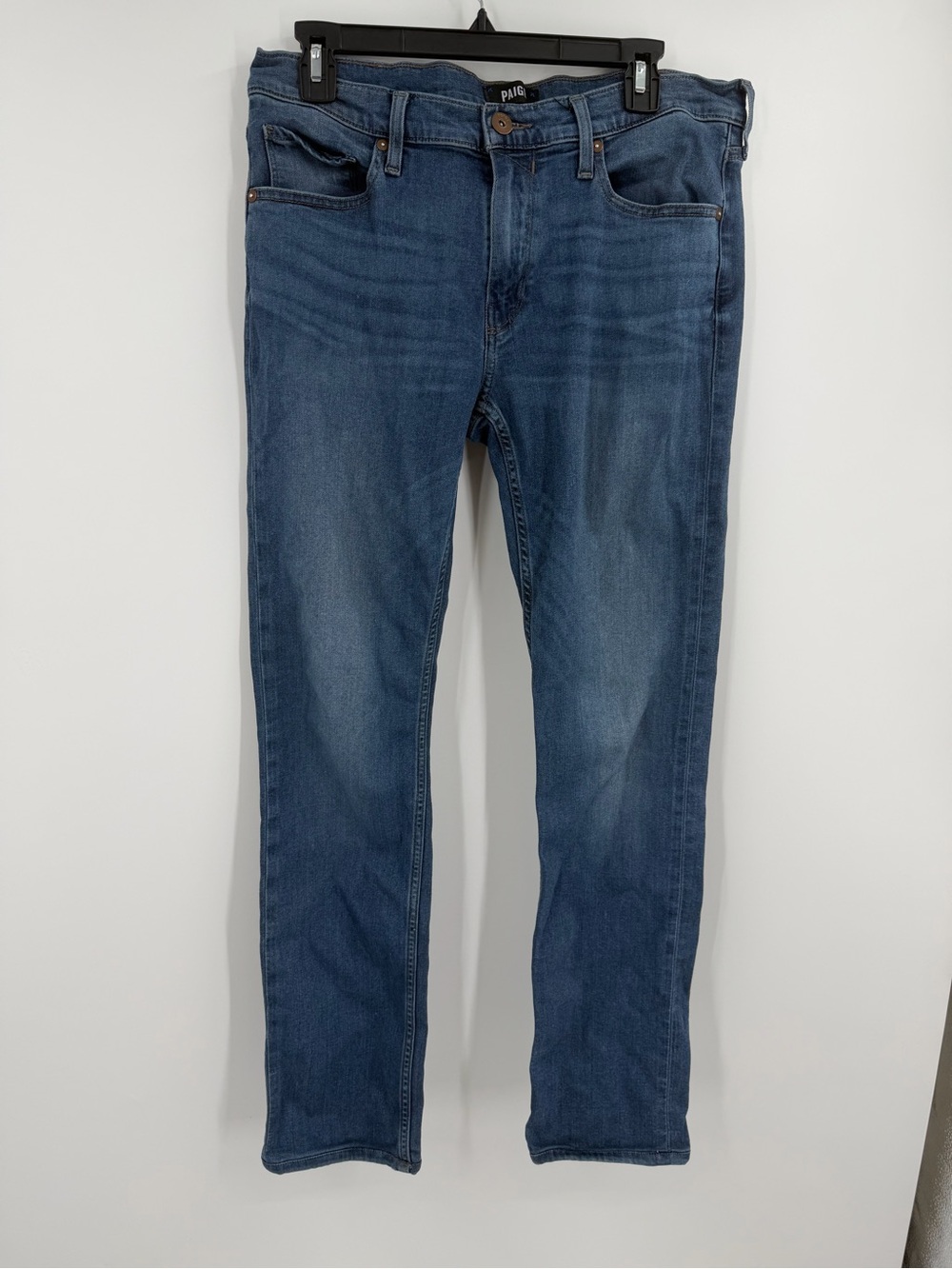 PAIGE Men's Dark Blue Slim Jeans